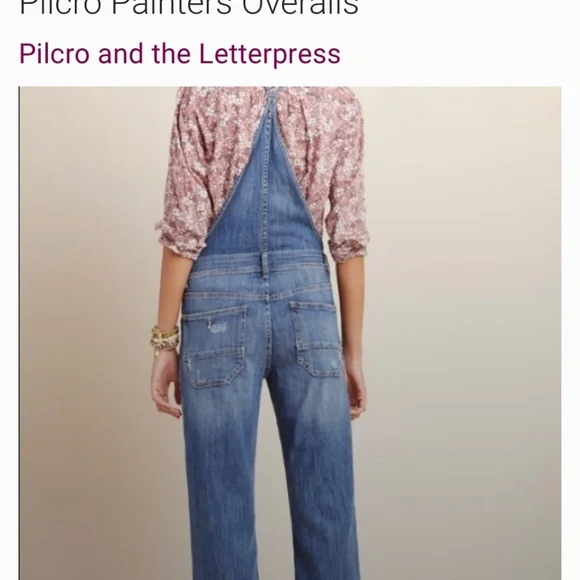 Pilcro painters overalls size 28 - Picture 2 of 9